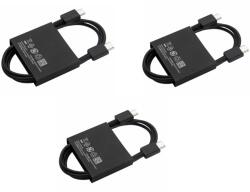 quandes Set 3 buc 3A cablu date 1M typ C -C pentru samsung galaxy s20, s21, QUANDES®