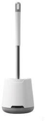  Perie de silicon pentru toaleta cu suport din plastic, aspect modern, YKMX