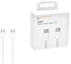 quandes Cablu de date si incarcare compatibil cu iPhone 16 / 16 Pro / 16 Pro Max, 60W, 1m, USB C-C, Woven