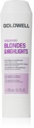 Goldwell Dualsenses Blondes & Highlights Anti-Yellow Conditioner balsam neutralizeaza tonurile de galben 200 ml