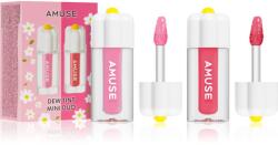 AMUSE Dew Tint Mini Duo hidratáló szájfény szett árnyalat Cool Tone 2x1.5 g