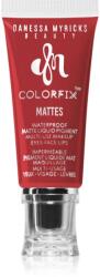 Danessa Myricks Beauty Colorfix Mattes multifunkcionális smink a szemre, az ajkakra és az arcra árnyalat Primary Red 10 ml