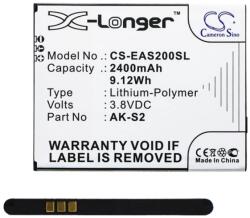 Cameron Sino Li-Polymer akku 3.8V/2400mAh Emporia AK-S2 kompatibilis (CS-EAS200SL)