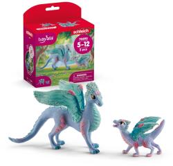 Schleich Set de Joc Schleich BAYALA Blutendrache si Babydrache 70592 2 piese, culori vibrante (45443770) Figurina