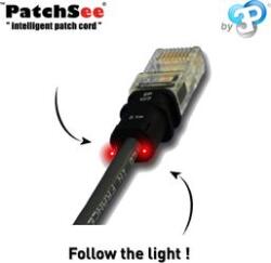Patchsee Cablu Patch UTP CAT 6a negru 4, 9m (PCI6-U/16)