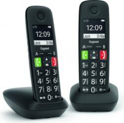Gigaset Telefon fix Gigaset E290 Duo - telefon cu butoane mari si 2 receptoare- negru (L36852-H2901-B101)