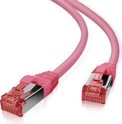 helos Cablu twisted pair CAT 6 helos, roz, 5m (118045)