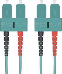 helos Cablu fibra optica duplex Helos 3, 0mm SC-SC 50/125m albastru 5m LSZH (115790)