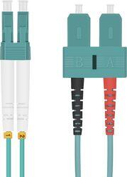 helos Cablu fibra optica helos Duplex 3, 0mm LC-SC 50/125m albastru 20m LSZH (115748)