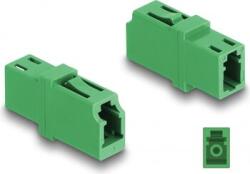 Delock Conector fibra optica Delock LC Simplex Buchse la LC Simplex Buchse APC verde (87984)