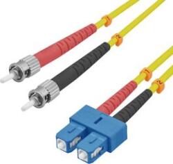 helos Cablu fibra optica helos Duplex 3, 0mm SC-ST 9/125m galben 7, 5m LSZH (126397)