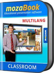 Mozaik Education mozaBook MULTILANG - 40 languages / one device/ 1 Yearinteractive educational presentation software for teachers (ML-1Y)