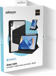 Alkaya Tableta Husa alkaya Lucid 360 pentru iPad 10th negru (CS-40002)