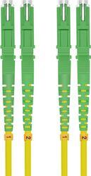 helos Cablu fibra optica helos Duplex E2000 APC (LSH)-E2000 APC (LSH) 9/125m galben 2m (59573.2 / HW 254652)