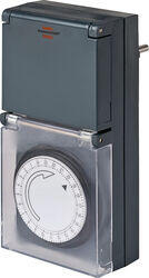 Brennenstuhl Temporizator mecanic Brennenstuhl MZ 44 DE IP44, negru (1506460)
