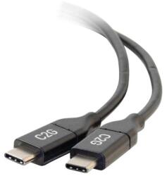 C2G USB 2.0 Type C Összekötő Fekete 90cm 88827 (88827)