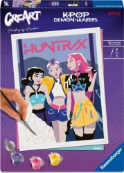 Ravensburger Set de pictură după numere Ravensburger CreArt - KPop Demon Hunters: Huntr/x (12002276)