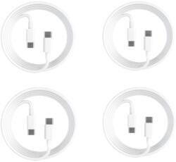 quandes Set 4 accesorii Cablu incarcare USB-C to C, 1M, 60w, pentru Iphone 15 Pro Max, 15 pro, QUANDES®