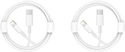 quandes Set 2 Buc, cablu de date Fast Charge USB-C-Lightning 2M, compatibil cu iPhone 14 / 13 Pro / 12 / 11pro max, bulk