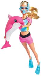 Simba Toys Papusa Steffi scafandru cu pui de delfin (119139) Papusa
