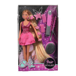 Simba Toys Papusa Steffi cu accesorii Hair Stylist (13D55E) Papusa