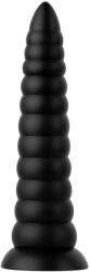 BUTTR Caterpiller - butt plug anal gigantic (negru) - 29 cm (8719934037625)