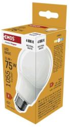 EMOS Bec LED Basic A60 / E27 / 11W (75 W) / 1055 lm / Alb neutru