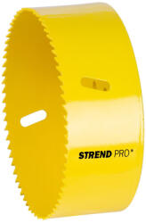 Strend Pro Cap de carotă bi-metal, Strend Pro BHS44, galben, diametru: 114 mm, HSS M3, pentru metal, lemn, gips-carton, plastic, dantură cu pas variabil, rezistent la rupere, tăiere rapidă
