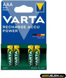 VARTA AAA 800mAh NiMH akkumulátor 4db/csomag (ár/csomag) (56703)