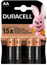 Duracell Basic LR6 AA alkáli ceruza elem MN1500 4db/csomag (ár/csomag)