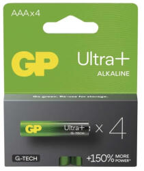 GP Batteries GP LR03 AAA Ultra+ 24AUP elem 4db/csomag (ár/csomag)