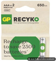 GP Batteries GP AA Recyko 1300mAh NiMH akkumulátor 2db/csomag (ár/csomag)