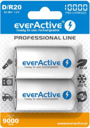 everActive D 9000mAh Professional akku 2db/csomag (ár/csomag) ready to use