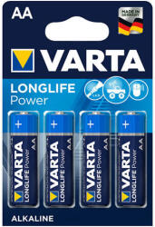 VARTA Longlife Power LR6 AA elem 4db/csomag (ár/csomag)