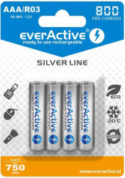 everActive AAA 800mAh Silver Line NiMH akkumulátor 4db/csomag (ár/csomag) (HRL03-800)