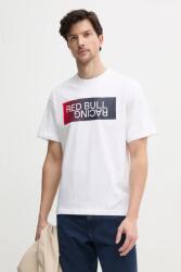 Red Bull Racing x Pepe Jeans pamut póló OMBRE LOGO TEE - fehér M