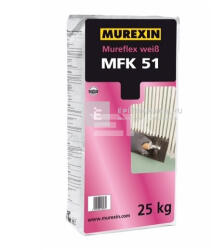 Murexin Mfk 51 Mureflex S1 Ragasztóhabarcs Fehér, 25 kg (32263)
