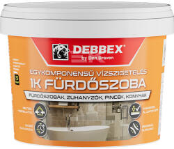 Den Braven DenBraven Egykomponensű vízszigetelés - FÜRDŐSZOBA 5kg