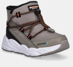 Skechers gyerek téli csizma TURBO TREAD - STORM GLIDER - bézs 33.5