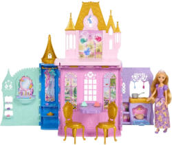 Mattel Disney Princess: Aranyhaj hordozható kastélya babával (JLK27) - jatekbirodalom