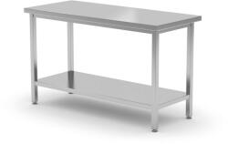 HENDI 810712 központi munkaasztal alsó polccal - 1200 × 700 × 850 mm (810712)
