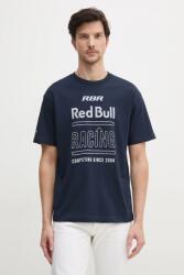 Red Bull Racing x Pepe Jeans pamut póló RACING HISTORY TEE - sötétkék M