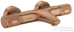 GROHE Precision Feel termosztátos kádtöltő csaptelep, Brushed Warm Sunset 34788DL0 (34788DL0)