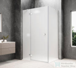 SAPHO GLOBE CHROME nyílóajtó oldalfallal, 1200x800mm, balos, matt üveg (GB1012-3215MLC) (GB1012-3215MLC)