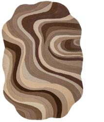 Flair Rugs Covor maro/bej țesut manual din lână 160x230 cm Envy Wool - Flair Rugs Covor