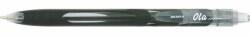 Zebra Golyóstoll, 0, 27 mm, nyomómechanizmussal, ZEBRA "OLA", fekete