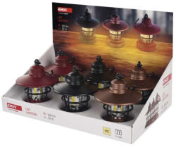 EMOS COB LED lámpa 150 lm, 3× AAA, 6 db, piros, fekete, bronz, IP43, EMOS, P4716 (P4716)