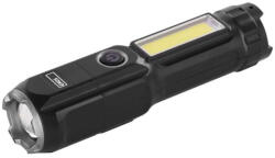 EMOS LED-es újratölthető műanyag zseblámpa P3214, 150 lm, fekete, IP44, EMOS, P3214 (P3214)