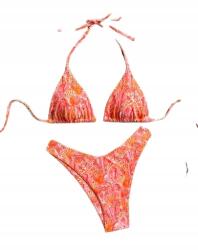 Shein Kétrészes Fürdőruha Bikini Fürdőruha Kagyló Mintával L 1HA