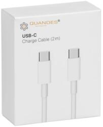 quandes Cablu de date compatibil cu Apple iph 16, 15, 15 pro, 16 pro, 16 pro max Type-C to Type-C, 2m, 67w, QUANDES®